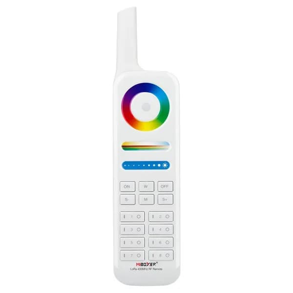 Пульт управления Miboxer FUT086, 8-zone, LoRa, 433MHz, RGB