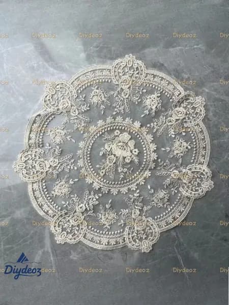 Салфетка сервировочная Кружево 33x33см, 1шт.