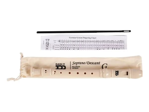 Блок-флейта DADI DR-18 сопрано, немецкая система, белая