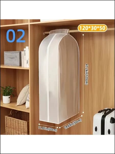 Чехол для одежды 120x30 см, 1 шт