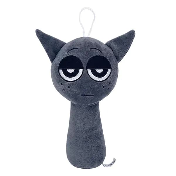 Мягкая игрушка, Спрунки Суперсемейка / Sprunki Incredibox, Серая (Grey)