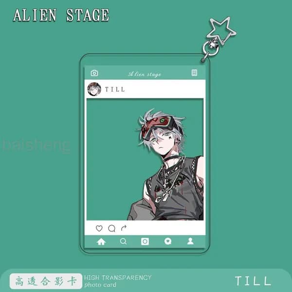 Акриловый брелок-фотокарточка Alien Stage
