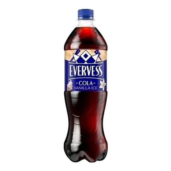 Газированный напиток Evervess Cola Vanilla Ice Ванильное мороженое 1 л