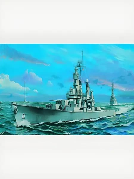 05701 Trumpeter Американский линкор "lowa" BB-61 (1984)