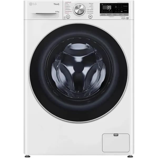 Стиральная машина с сушкой LG F2V7FR1W, 9/5 кг, 1200 об/мин, 60 см, 53/71 дБ, A, белый