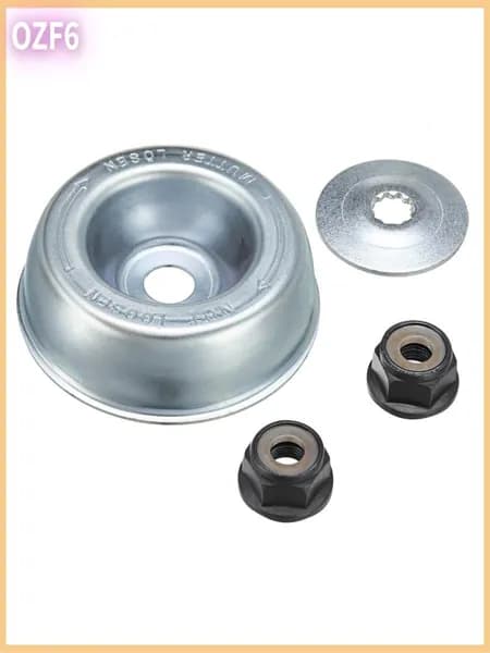 Набор для крепления гайки редуктора мотокосы, 4 шт., гайки M12x1.5LH и M10x1.0LH, стальной комплект