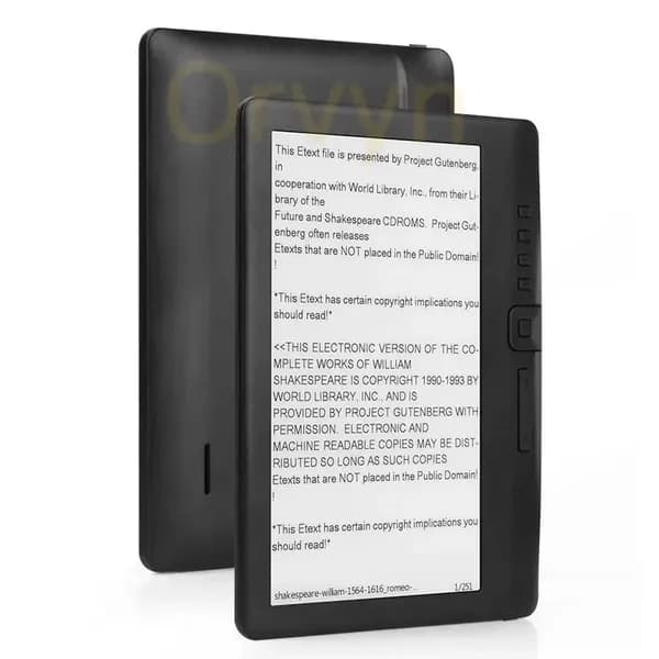 7" Электронная книга, черный