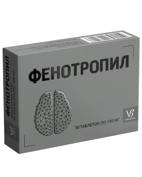 Фенотропил, таблетки 100 мг, 30 шт.
