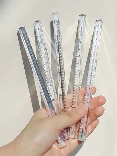 15cm / 20cm Треугольник для студентов Прозрачная линейка