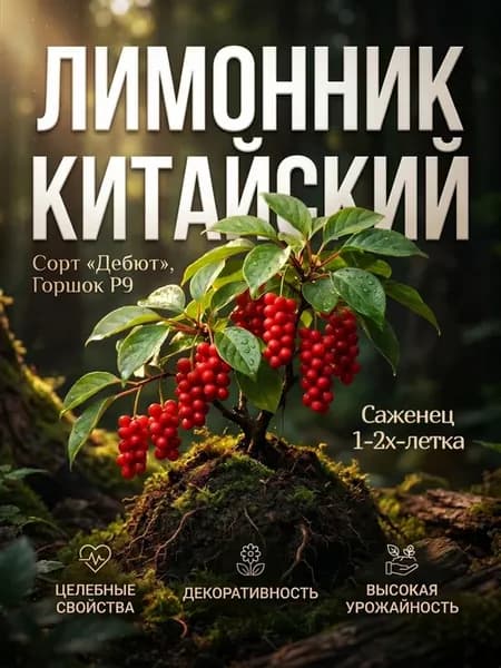 Лимонник китайский Дебют саженец 1-2х-летний
