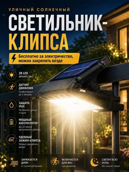Уличный светильник, Без цоколя, количество ламп:1шт