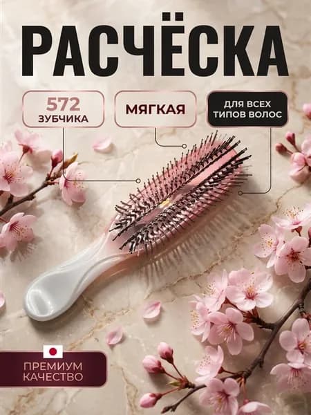 Расческа для волос массажная японская