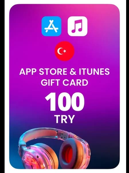 Карта пополнения App Store iTunes Турция 100 TRY