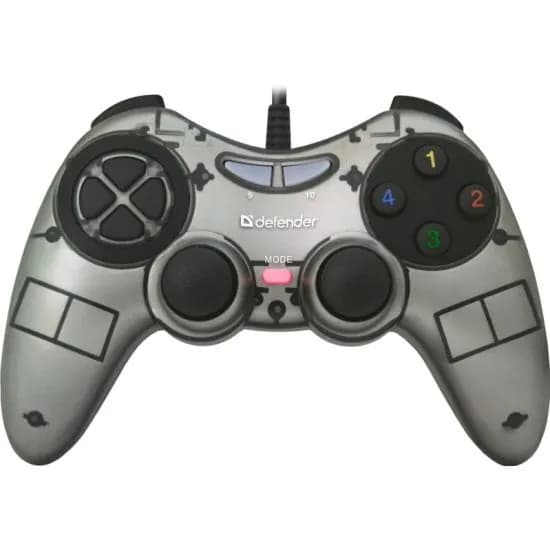 Геймпад Defender Zoom USB Xinput, серый (64244DF)
