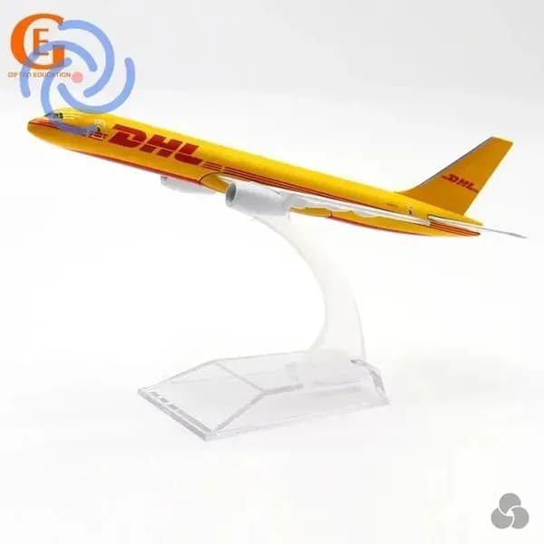 DHL Боинг 757 Металлическая Модель Самолета, Boeing B757 Грузовой Самолет