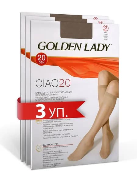 Гольфы Golden Lady женские, 6 пар