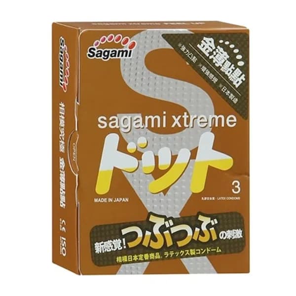 SAGAMI Xtreme Feel UP, Презервативы Xtreme Feel UP латексные усиливающие ощущения 3 шт