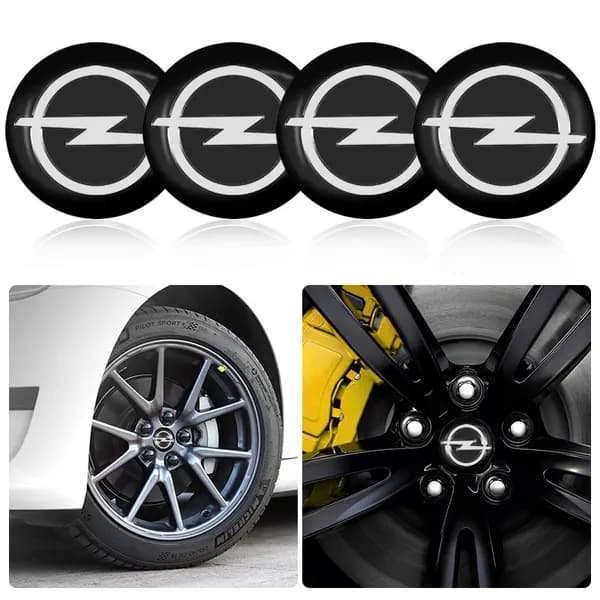 4 штуки опел (Opel) автомобильных колпачков для ступиц диаметром 56 мм