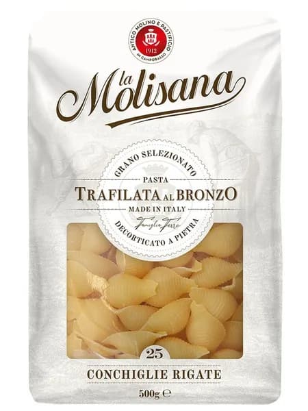 Макароны La Molisana ракушки рифленые №25, 500г