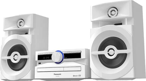Минисистема Panasonic SC-UX100EE-W белый 300Вт/CD/CDRW/FM/USB/BT