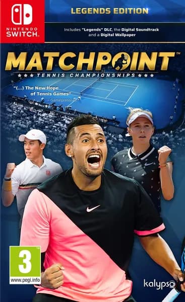 Игра Matchpoint Tennis Championships Legends Edition Switch Русская Версия Картридж на Nintendo Switch
