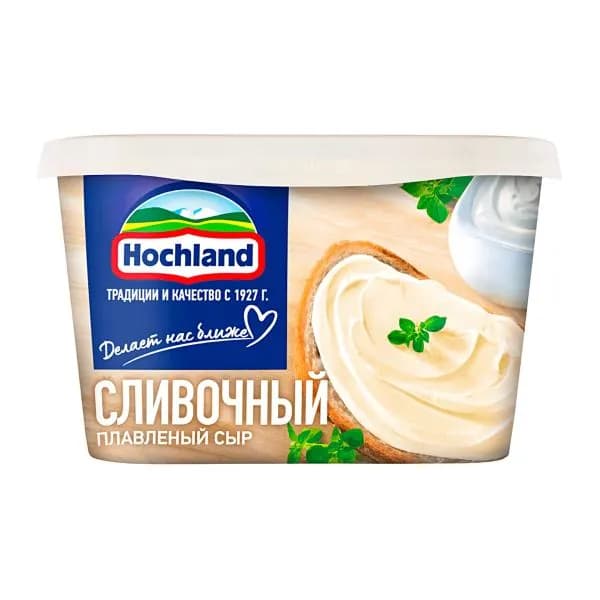 Сыр плавленый Hochland сливочный 55% 400г