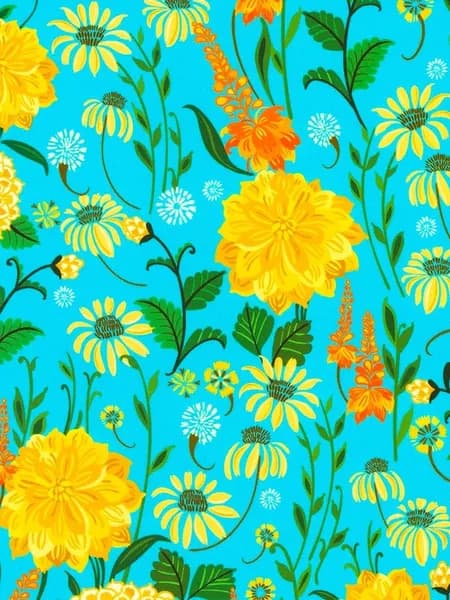 Хлопок для пэчворка Faraway Florals 50х55 см. Хлопок 100%. Robert Kaufman (22617-370)
