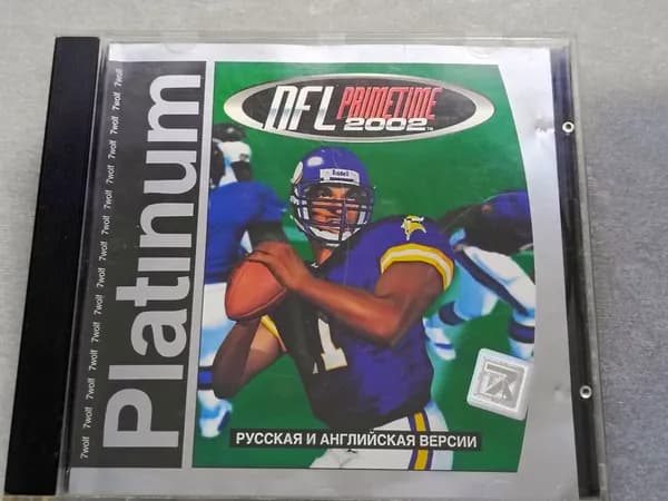 Диск с винтажной игрой для слабого ПК NFL primetime 2002