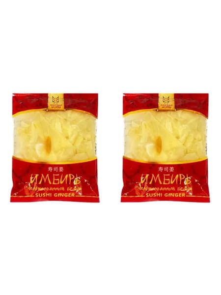 Мастер Шифу Имбирь маринованный белый 150 г, 2 шт