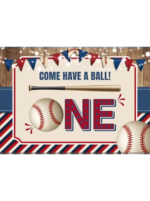 Фотофон бейсбол "Come Have a Ball!" 120x80 см