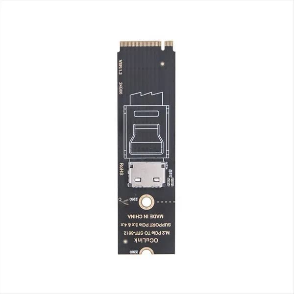 Карта-адаптер NVME M.2 - OCulink PCIe SFF-8611/SFF-8612 A
