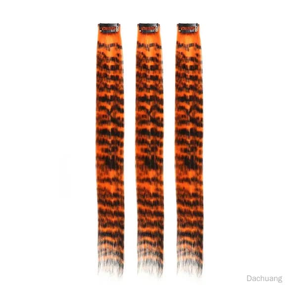 Накладные волосы без следов 18 дюймов, цветные перья, 3 шт., для вечеринок и Хэллоуина