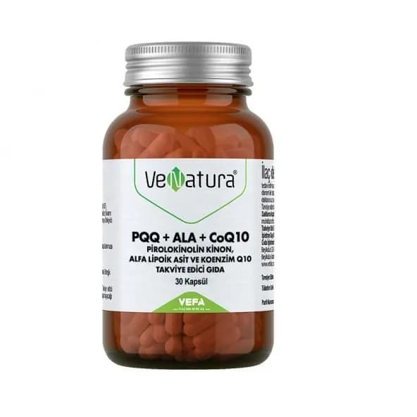 Venatura Pqq+Ala+Коэнзимq10+Альфа-липоевая кислота, 30 капсул