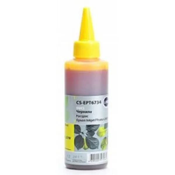 Cactus Чернила CS - EPT6734 для Epson L800 , жёлтый, 100 мл