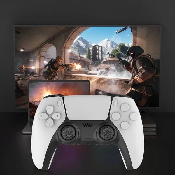 Чёрные накладки на стик PS4 и PS5 с противоскользящей поверхностью