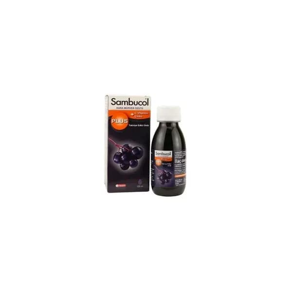 Sambucol Plus с черной бузиной, витамином C и цинком, 120 мл