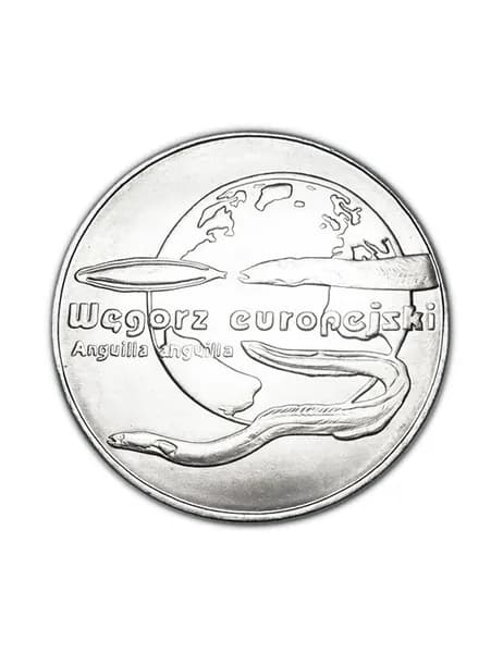 Польша 20 злотых 2003 Угорь копия монеты