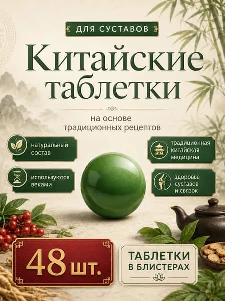 Суставит поддерживает тонус мышц и укрепляет кости, при боли в суставах и связках 48 шт