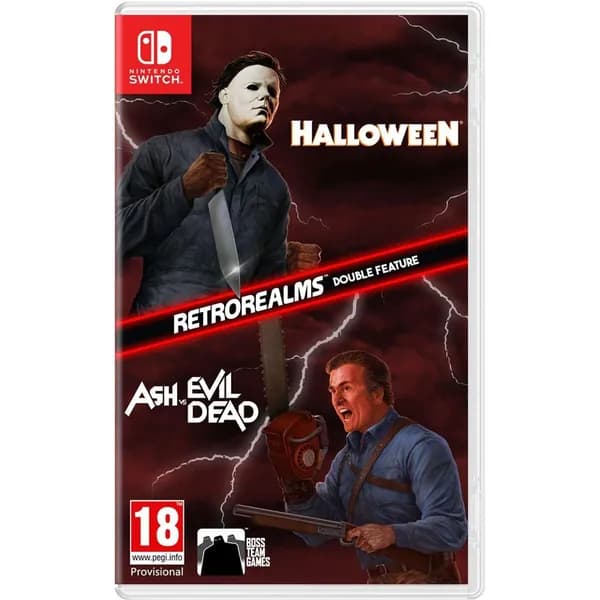 Игра Halloween & Ash vs. Evil Dead: RetroRealms Double Feature (английская версия) для Nintendo Switch
