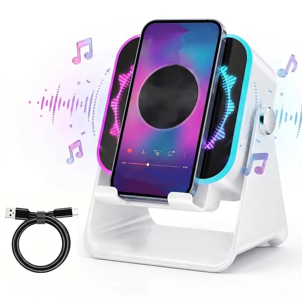 Беспроводная акустическая стойка с RGB-подсветкой и магнитным датчиком