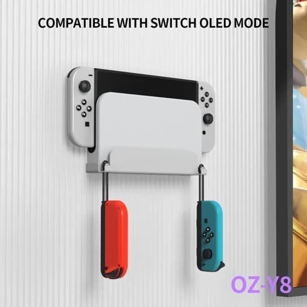 Крепление для Nintendo Switch OLED на стену, белое