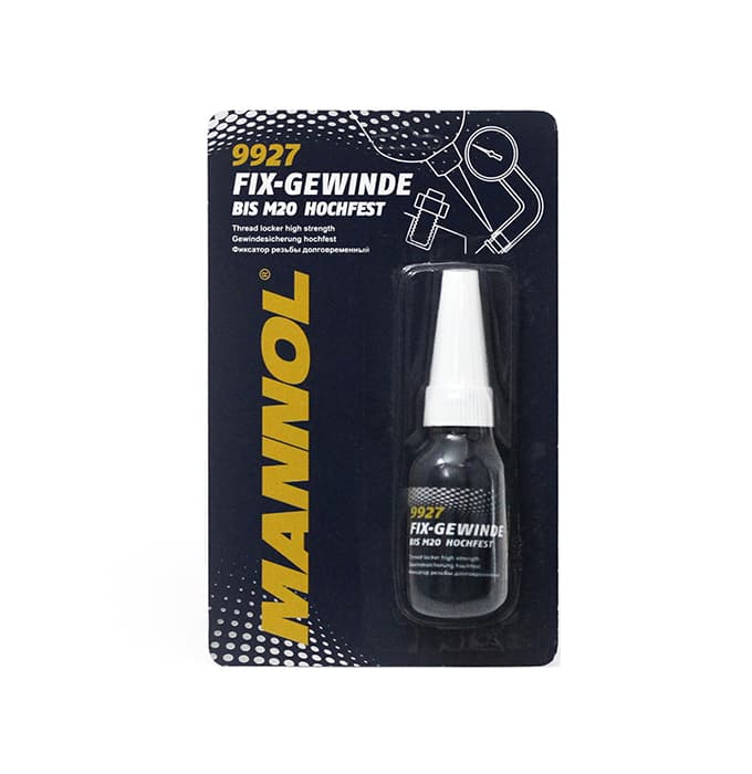 MANNOL 9927 Фиксатор резьбы долговременный 10мл Fix-Gewinde hochfest