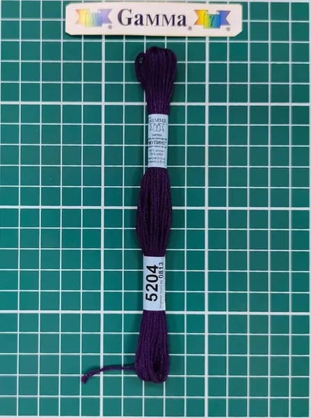 Мулине Гамма, цвет 5204G, вышивальные нитки