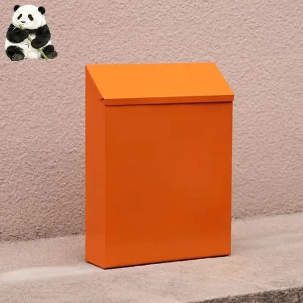 Почтовый ящик, оранжевый