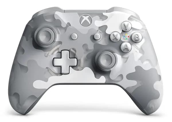 Xbox Геймпад Arctic Camo, Bluetooth, серый