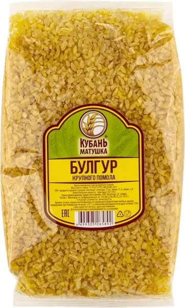 Крупа Пшеничная Кубань матушка булгур Югоптторг-23 м/у, 600 г
