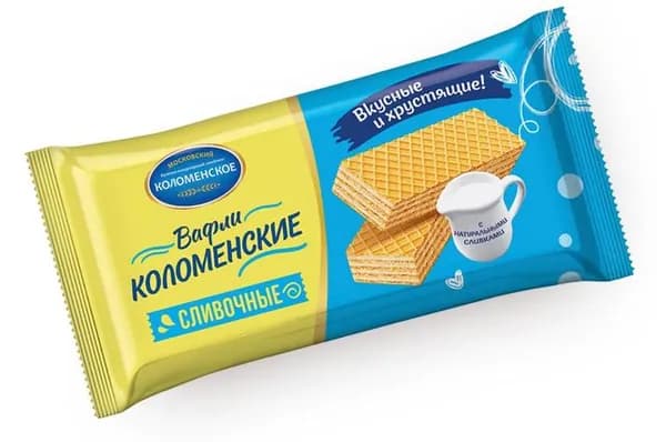 Коломенский Вафли Сливочные традиции,200 г/