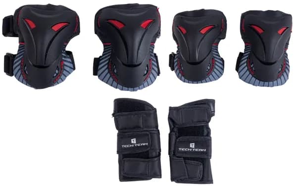 Защита для подростков Safe fit teens 3.0 (black/red/M)