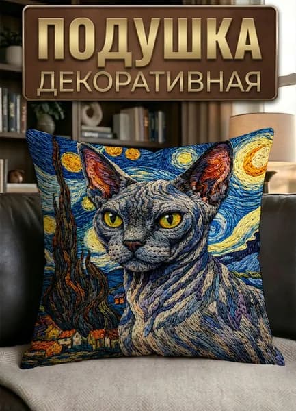 Подушка декоративная 40x40 см