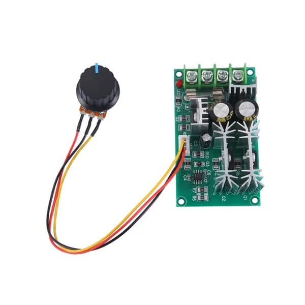 20A PWM Регулятор скорости двигателя постоянного тока 12V 24V 36V 48V с переключателем ручки потенциометра